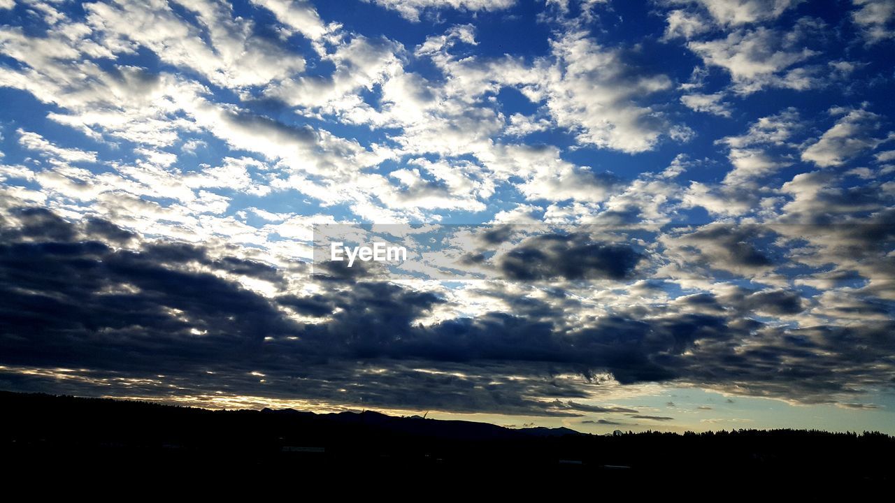 SCENIC VIEW OF LANDSCAPE AGAINST SKY DURING SUNSET