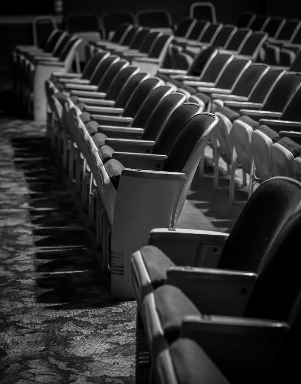 Empty chairs ritz theater