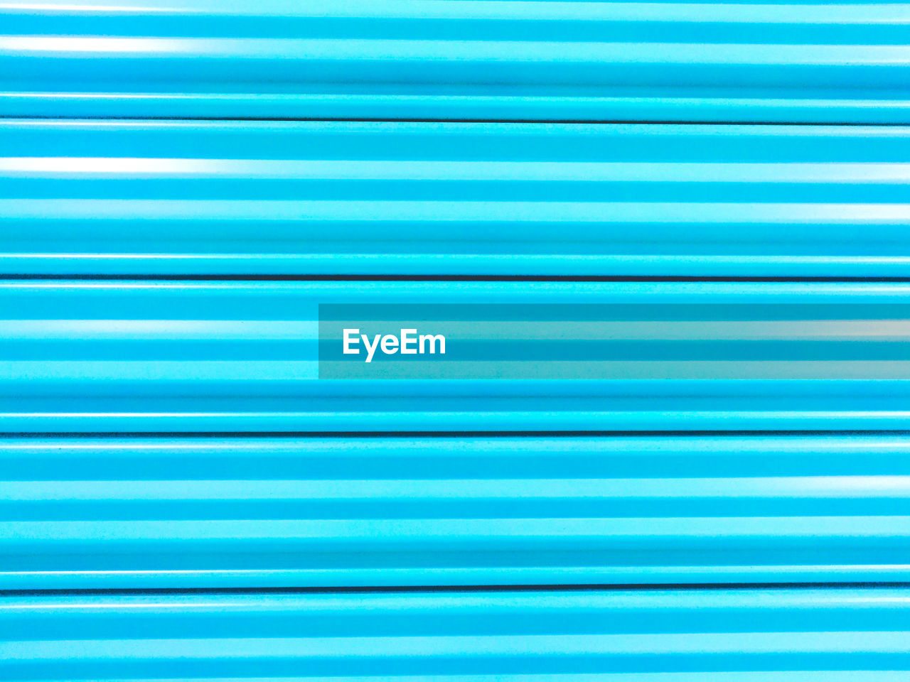 Full frame shot of blue metallic surface