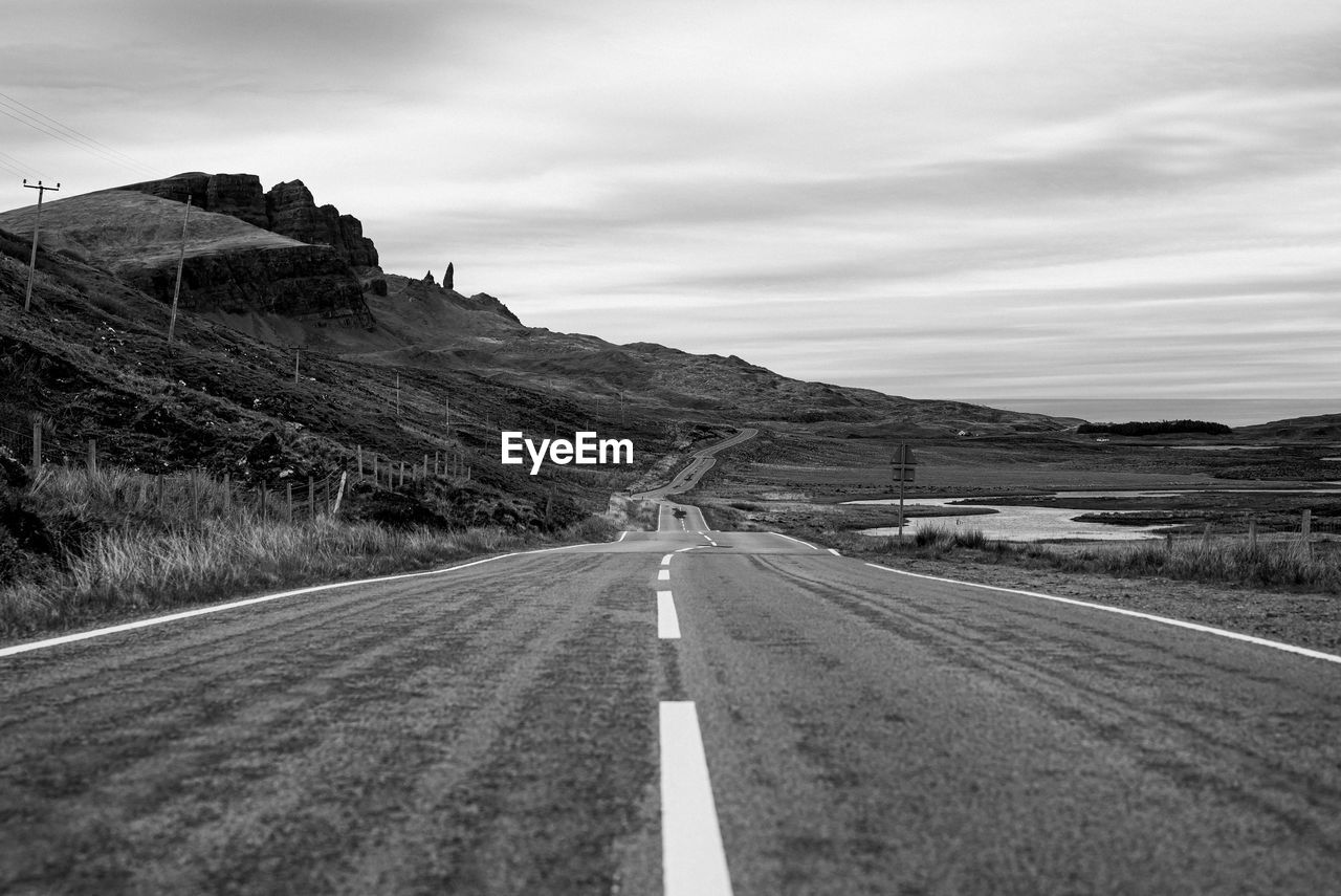 Roads on the isle of skye - scotland