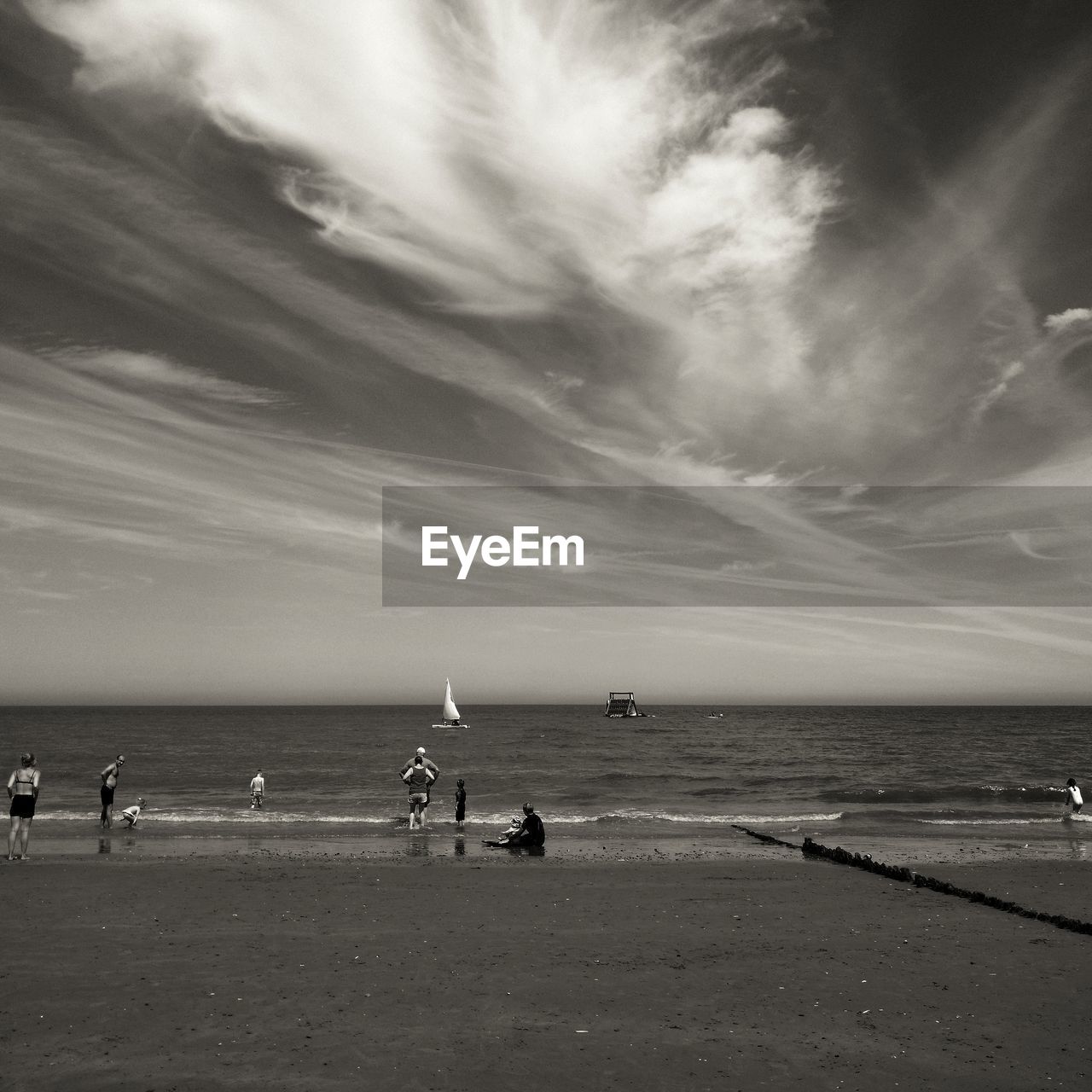 VIEW OF BEACH AGAINST SKY