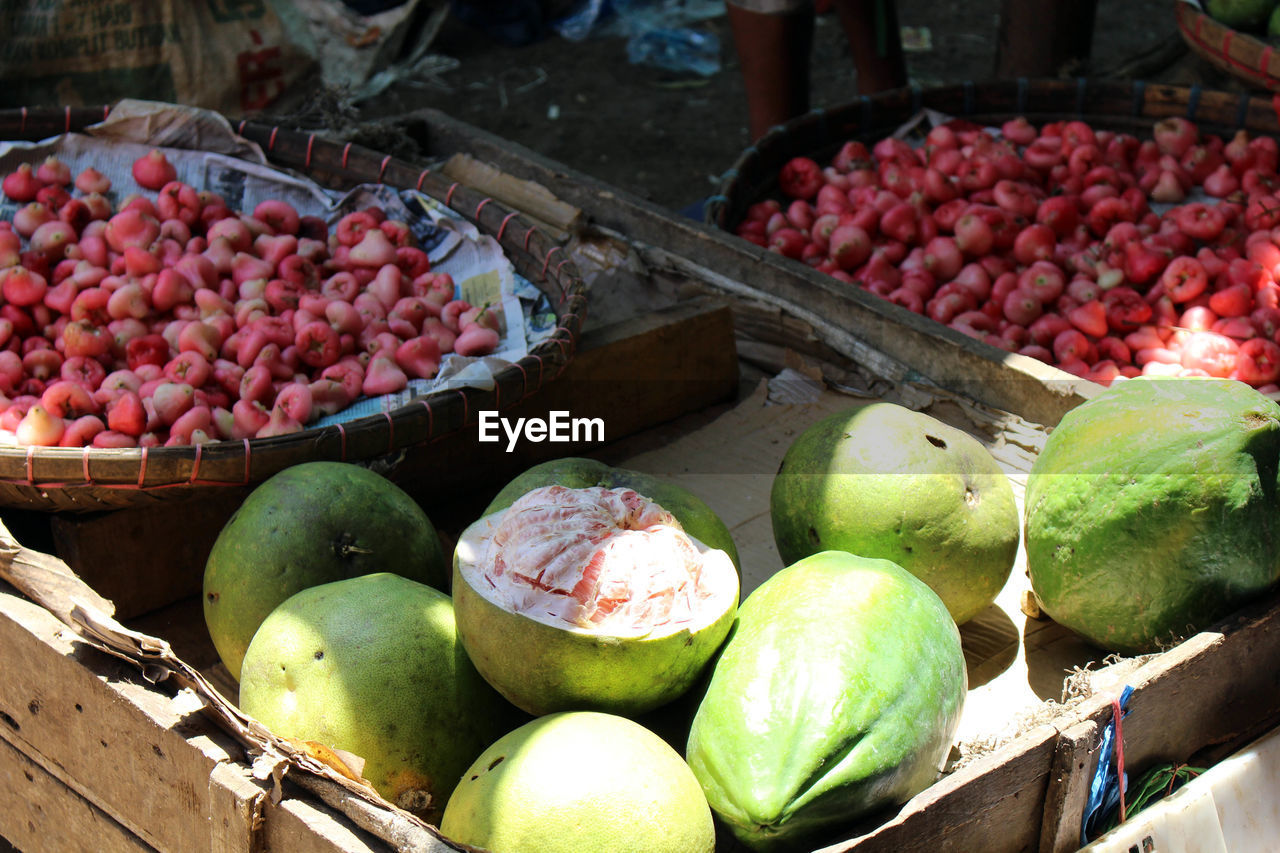 FRUITS FOR SALE IN MARKET