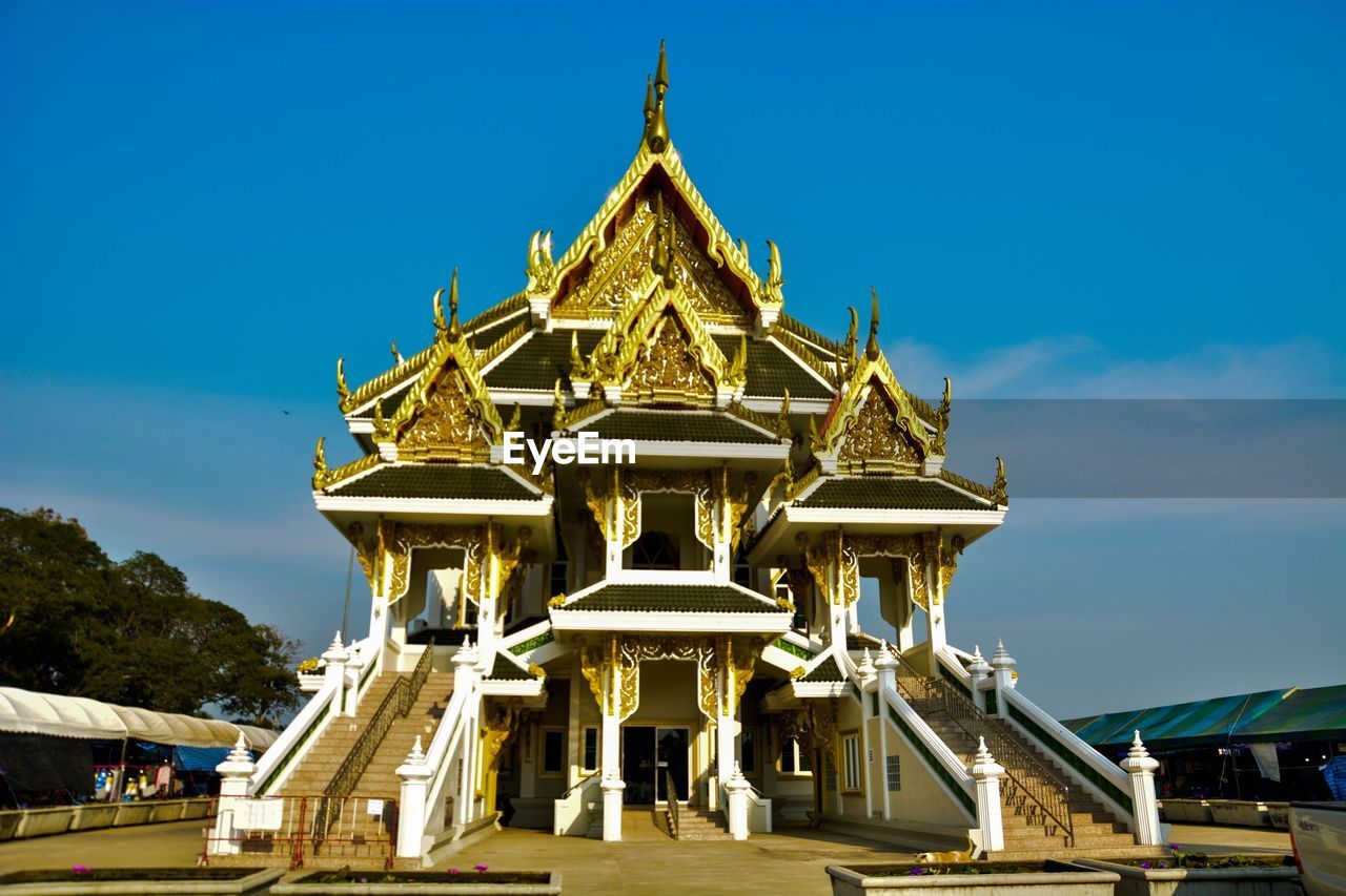 TEMPLE AGAINST SKY