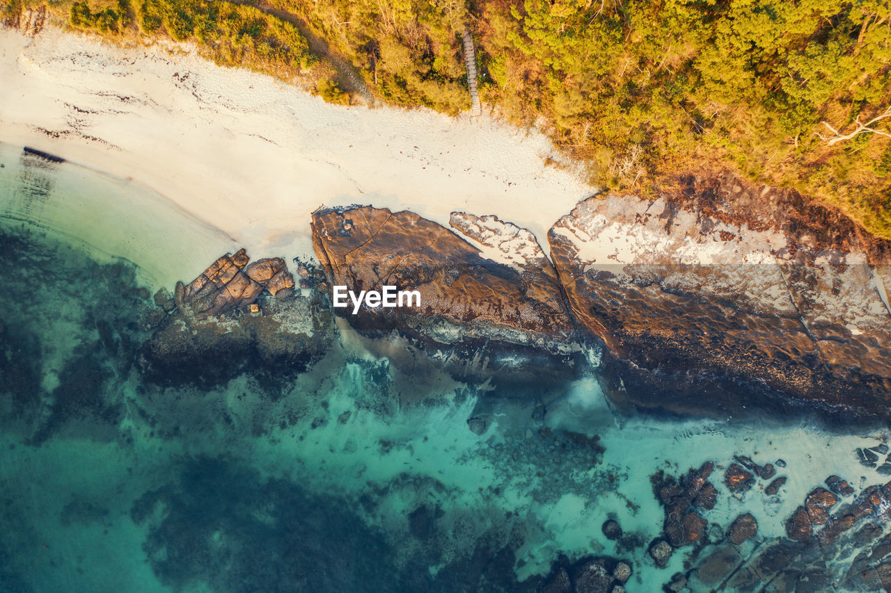 Australian white beach from above