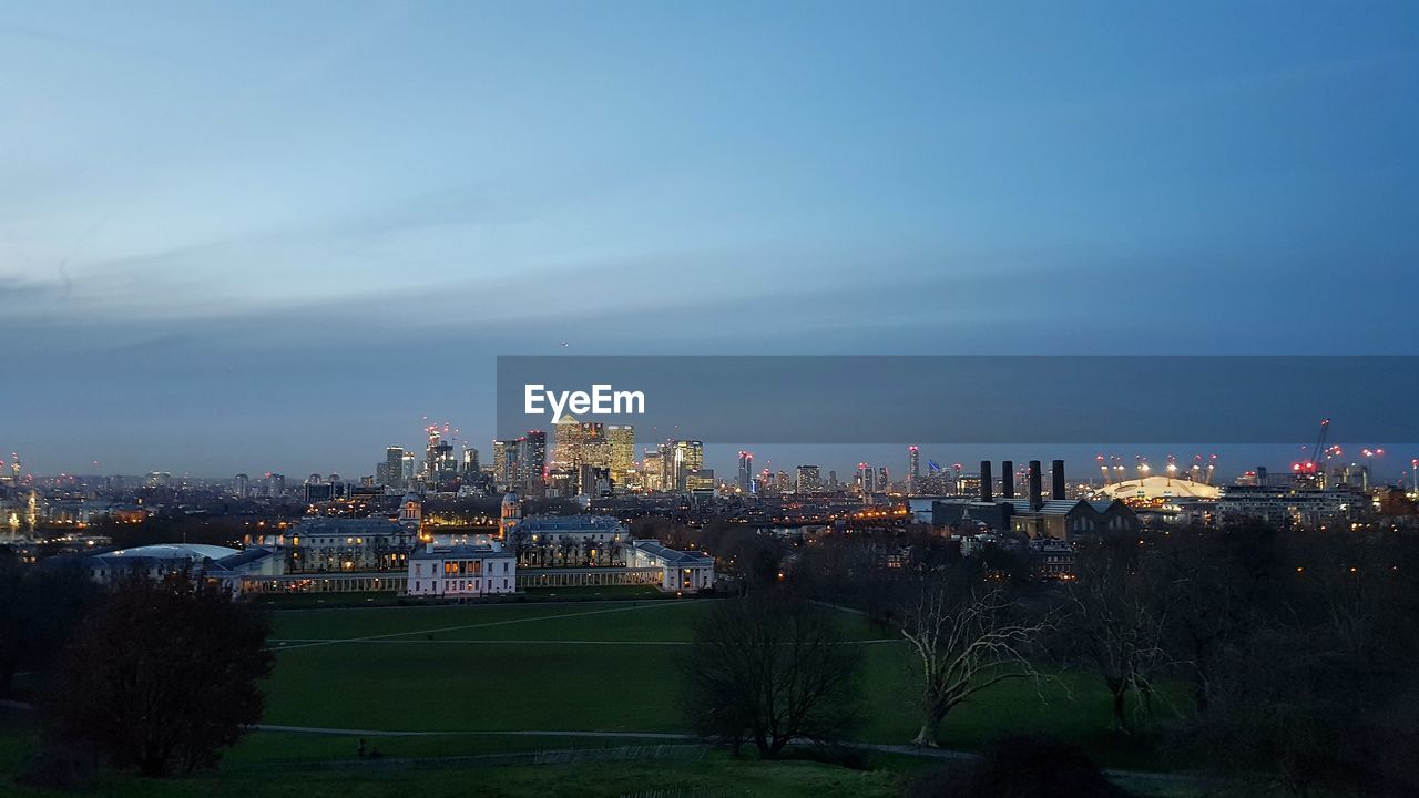 VIEW OF CITY AGAINST SKY