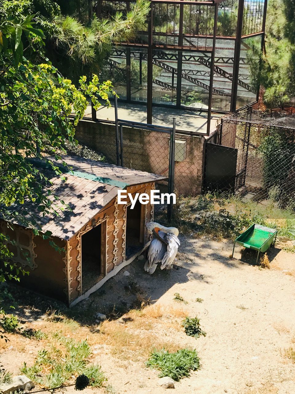 VIEW OF AN ABANDONED HOUSE