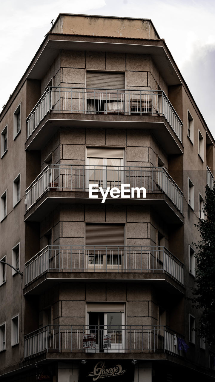 Low angle view of building against sky