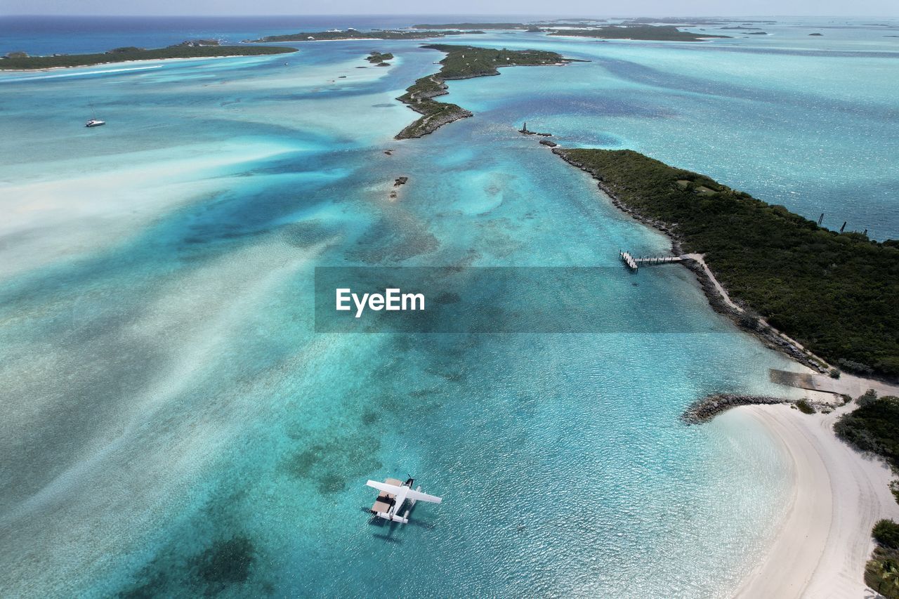 aerial view of beach