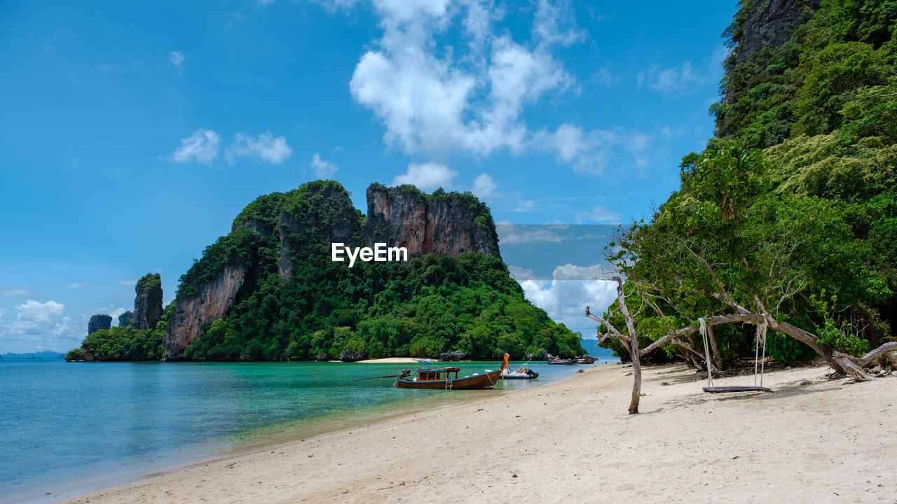 panoramic view of sea against sky