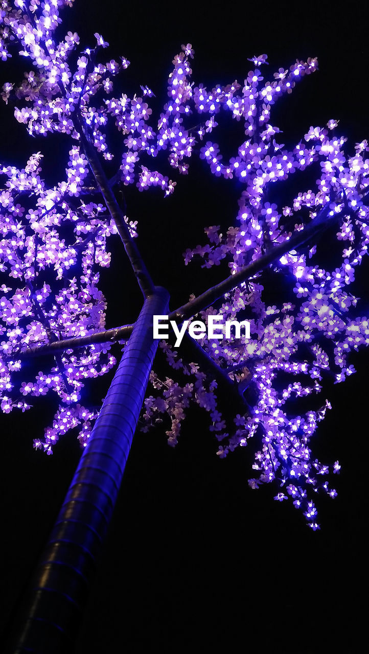 Purple Lamps Tree Purple Purple Flower Flowers Tree Fake Lamp Lamps Tree UNGU Lampu Bohongan Fake Tree