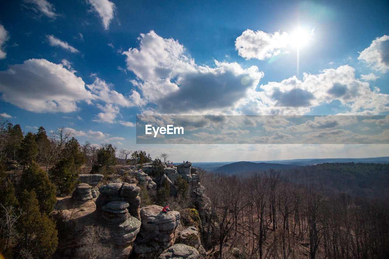 Panoramic view of landscape against sky