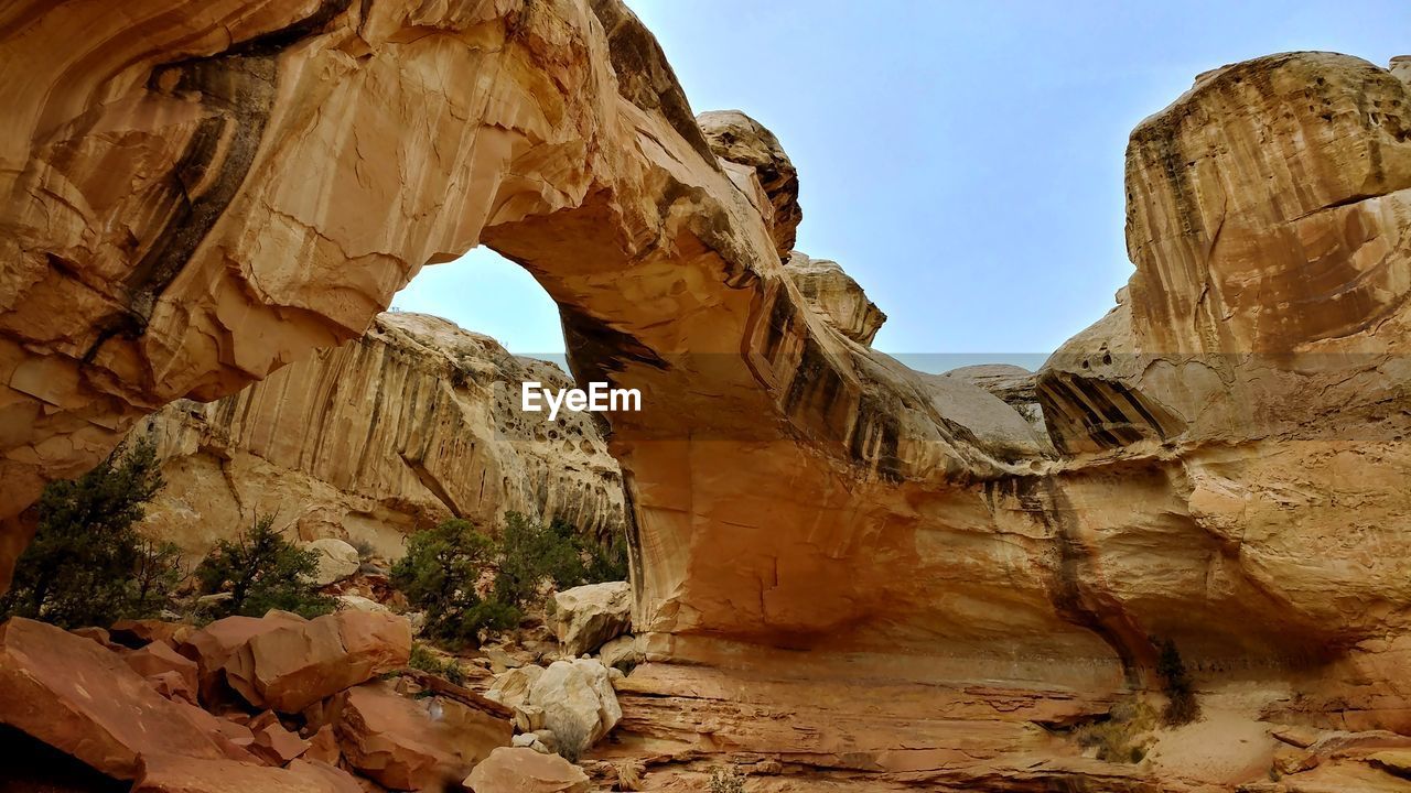 View of rock formation