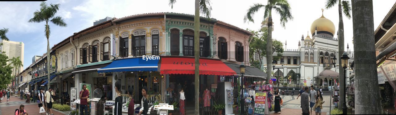 PANORAMIC VIEW OF CITY BUILDINGS