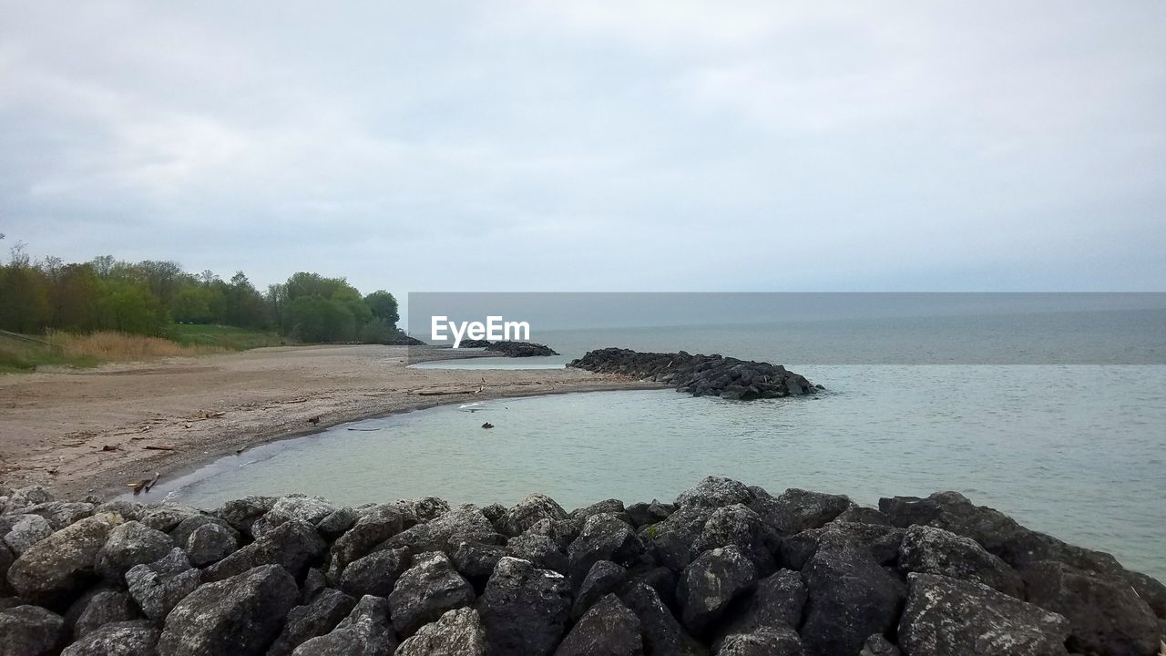 PANORAMIC VIEW OF SEA AGAINST SKY