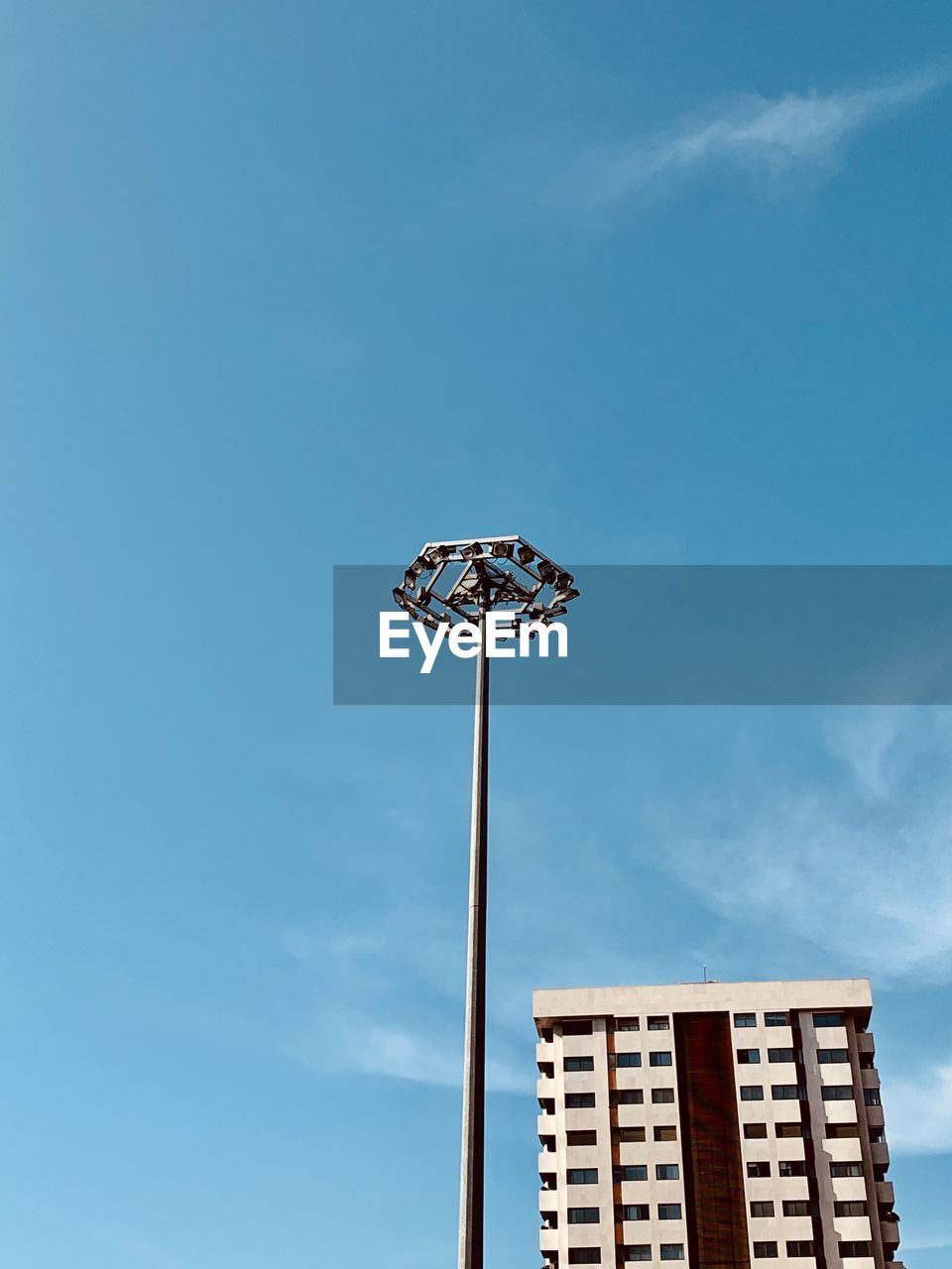 City sky and building