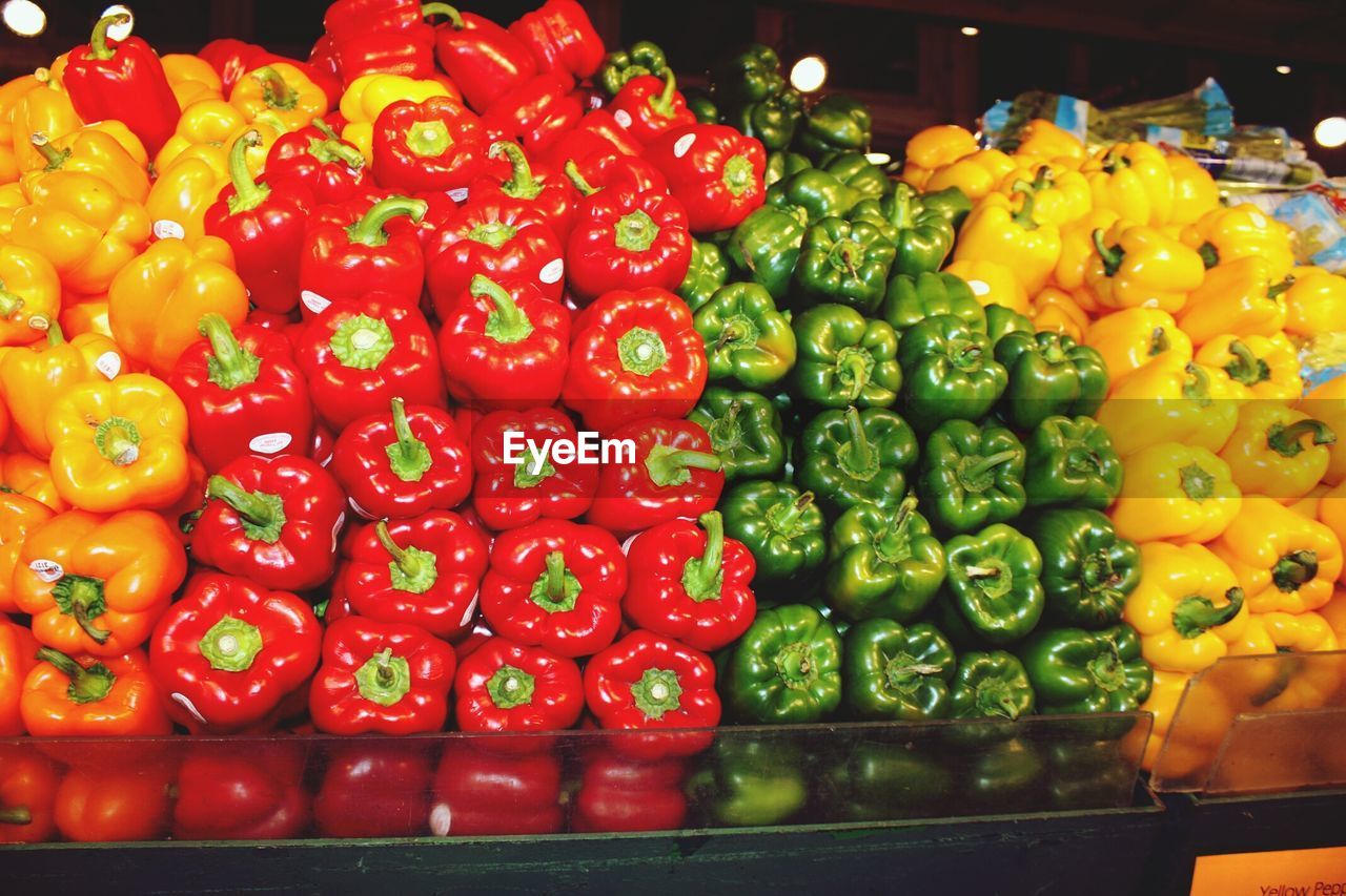 Close-up of vegetables for sale in market