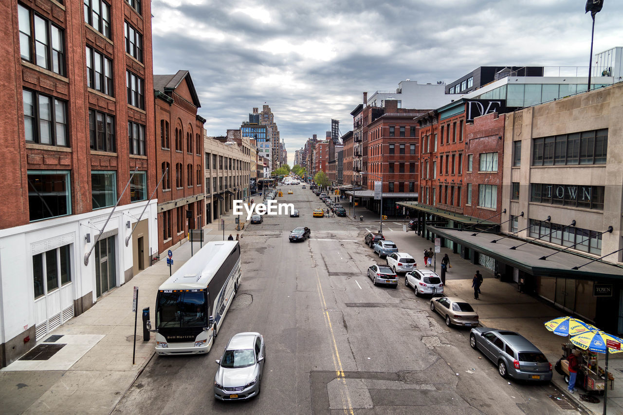 VEHICLES PARKED ON ROAD