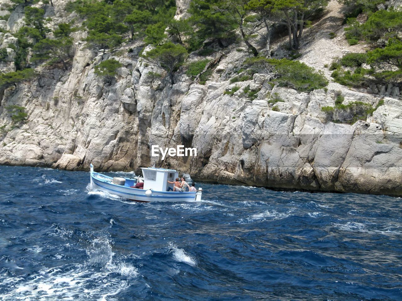 Typical boat of cassis 