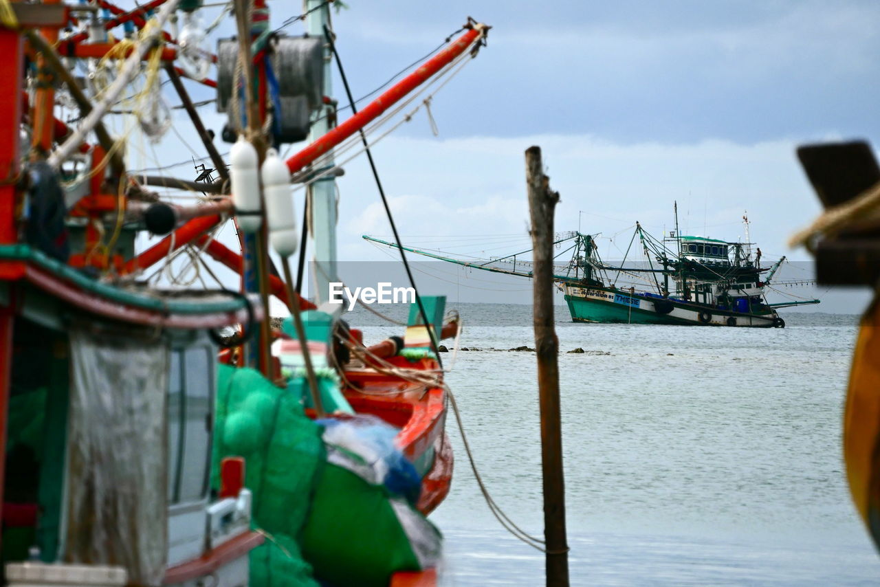 Boat in sea