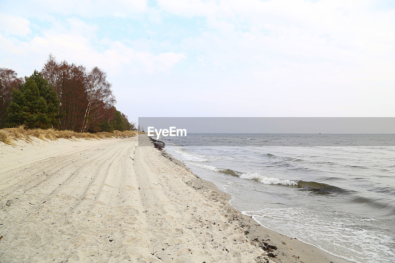 VIEW OF BEACH AGAINST SKY