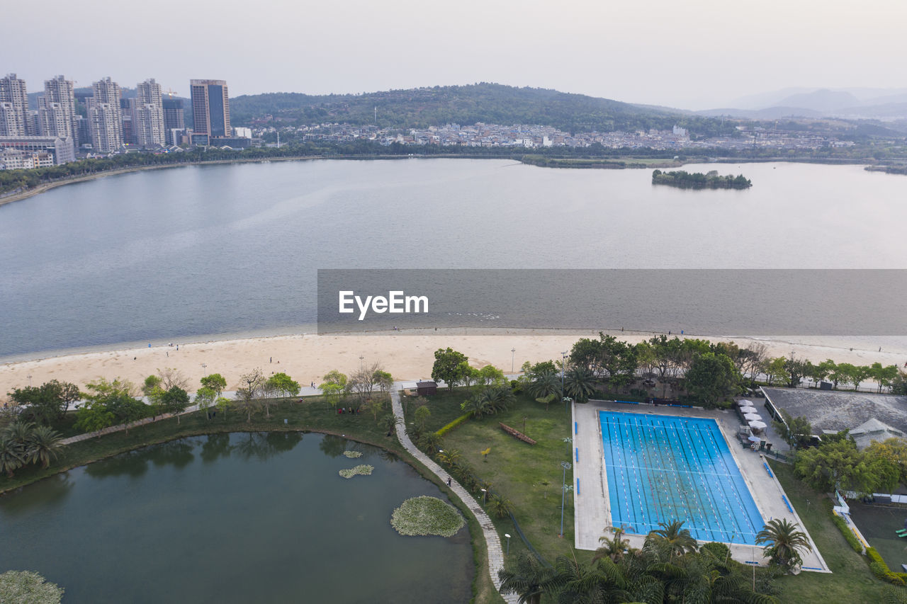 Aerial view of mile in yunnan