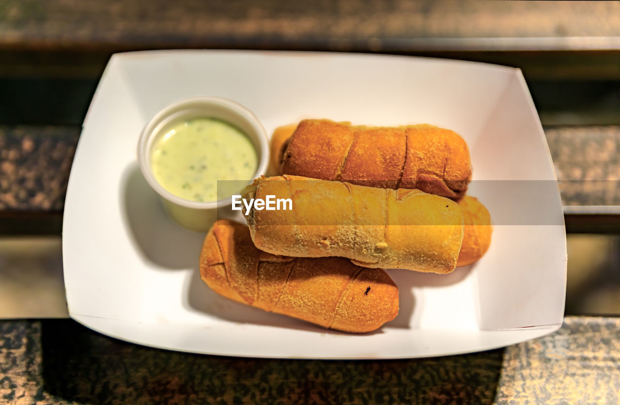 close-up of food in plate