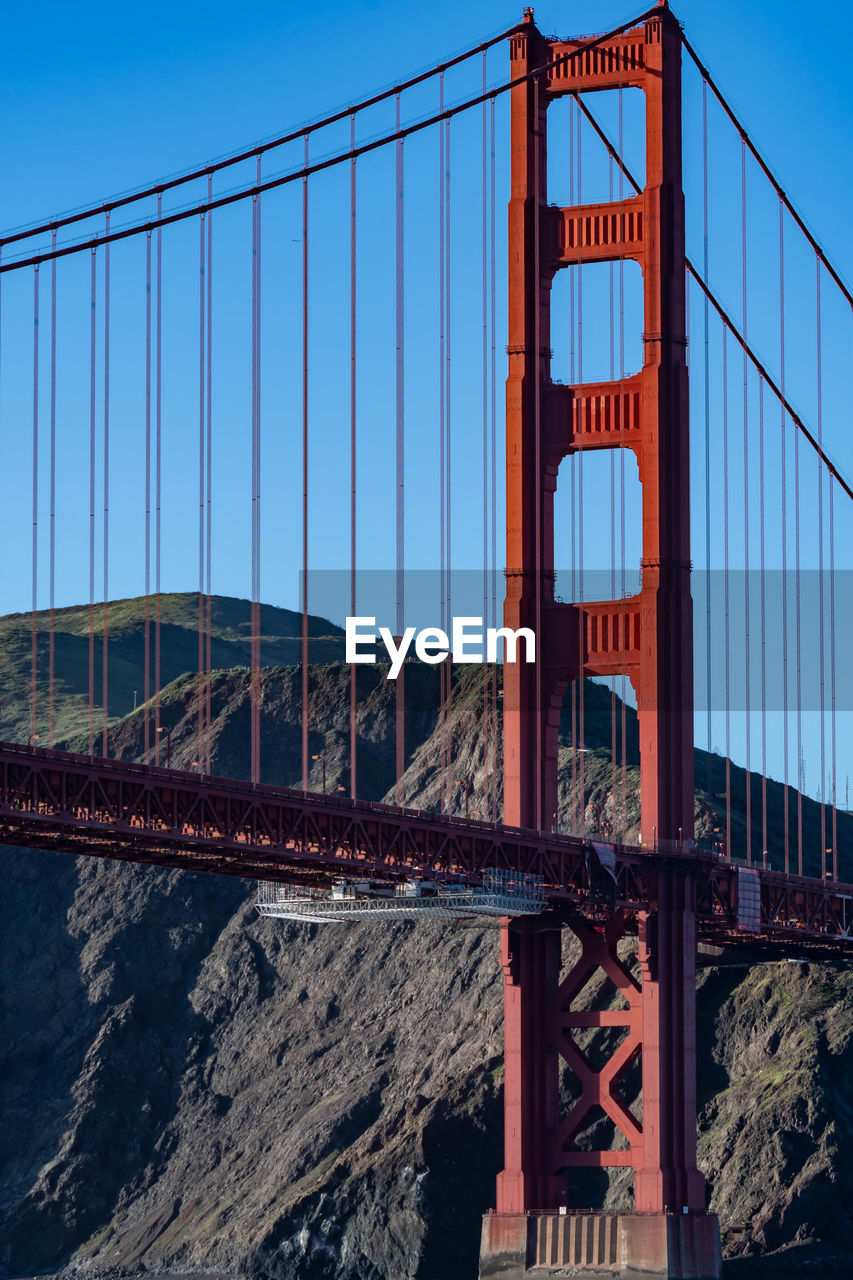 GOLDEN GATE BRIDGE AGAINST SKY