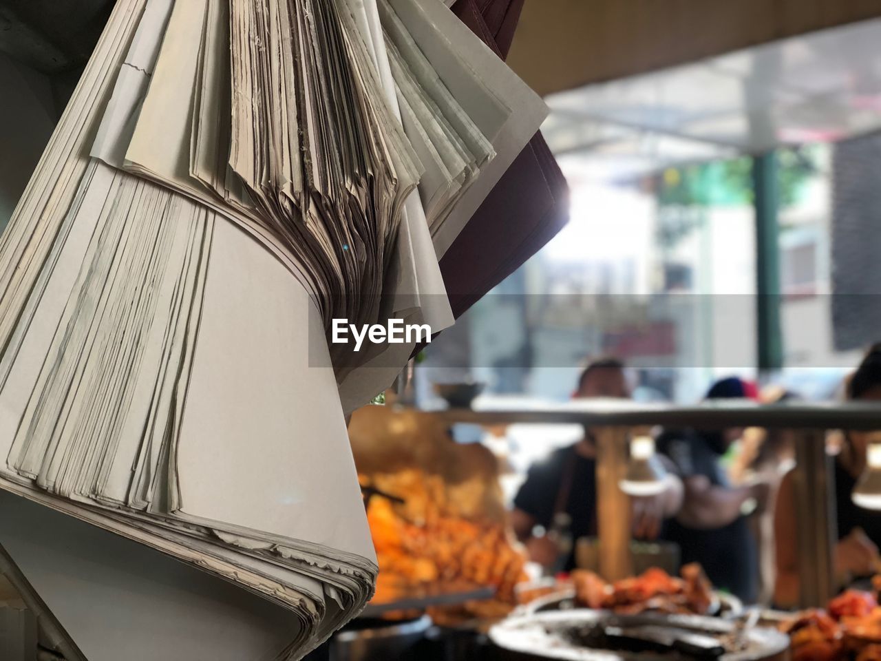 Close-up of food for sale in market