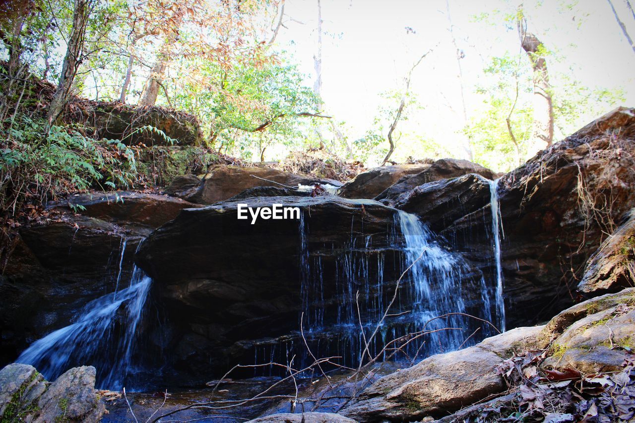 SCENIC VIEW OF WATERFALL