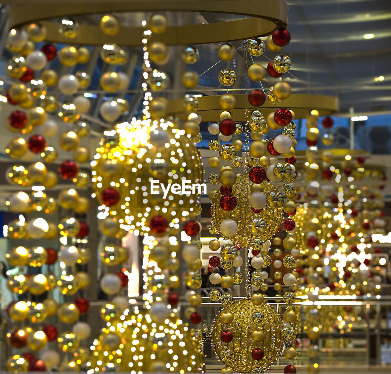 CLOSE-UP OF ILLUMINATED LIGHTING EQUIPMENT