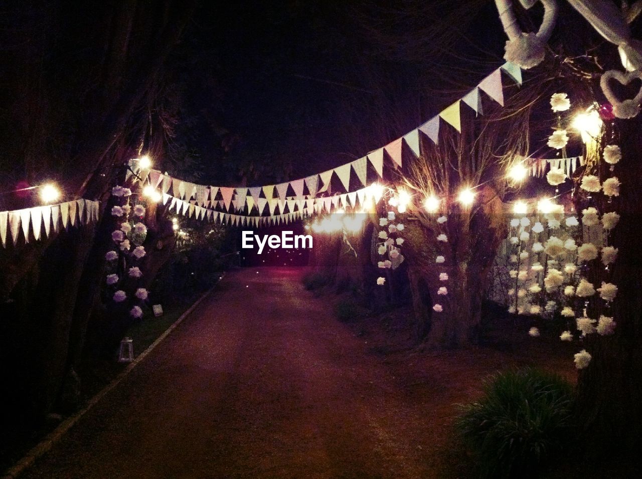 STREET LIGHTS IN ILLUMINATED TUNNEL