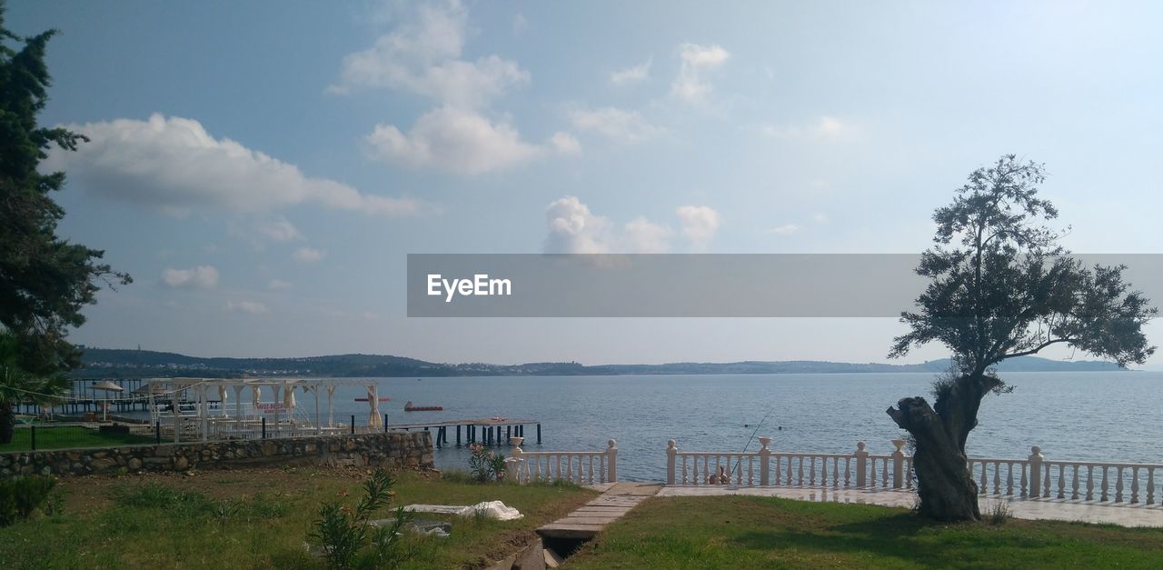 PANORAMIC VIEW OF SEA AGAINST SKY