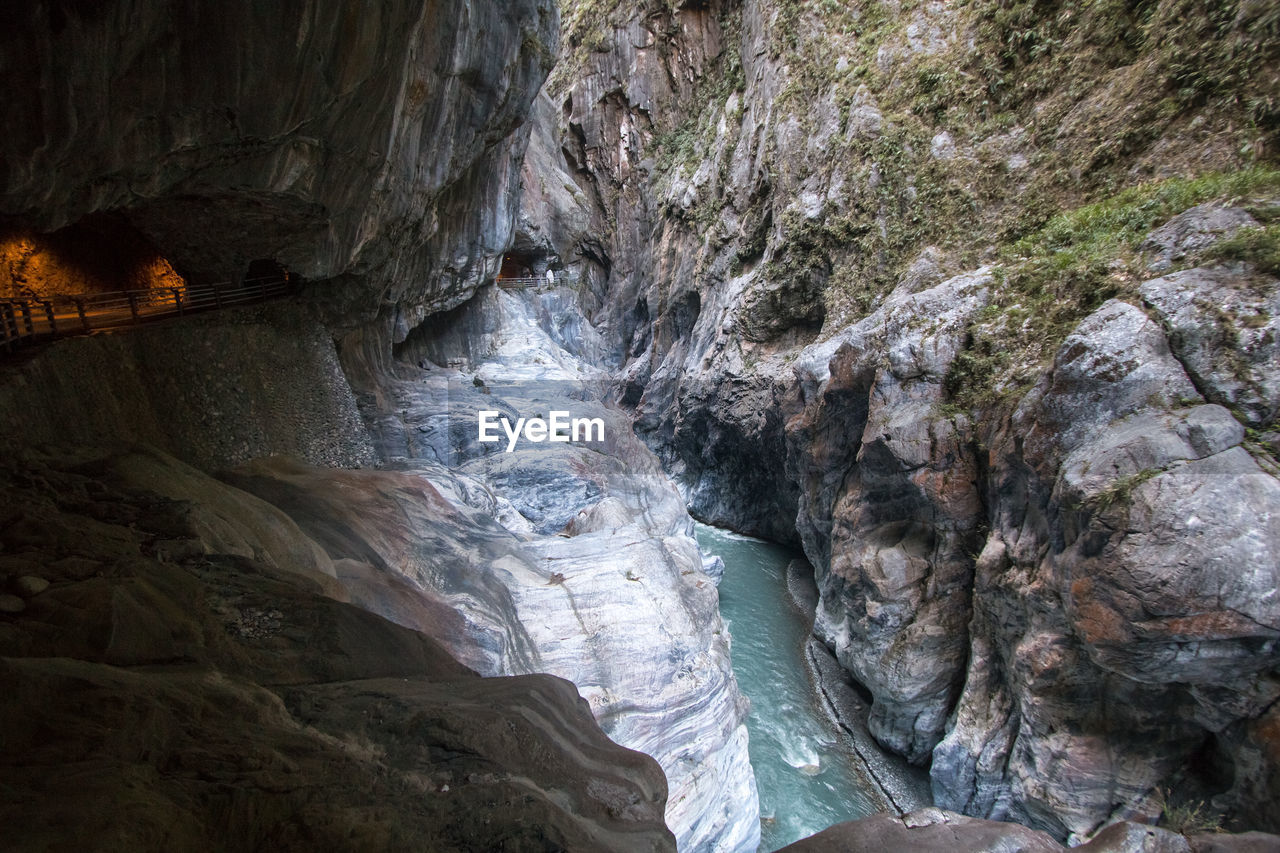 VIEW OF WATERFALL