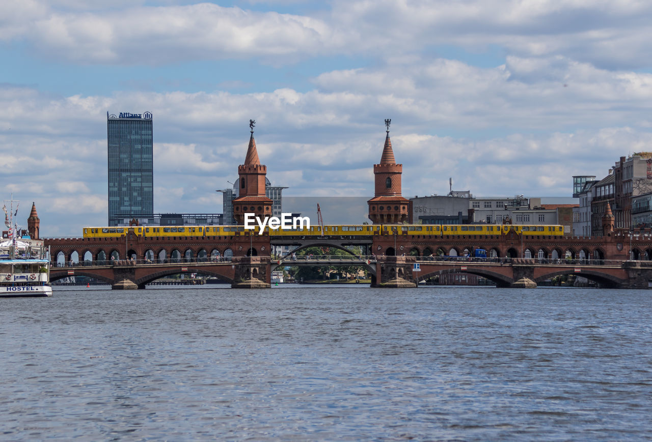 BRIDGE OVER RIVER IN CITY