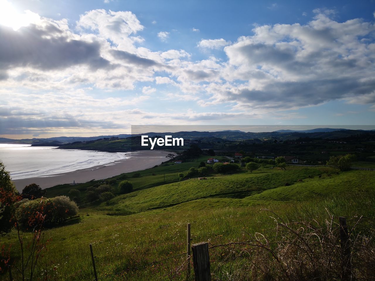 Scenic view of landscape against sky