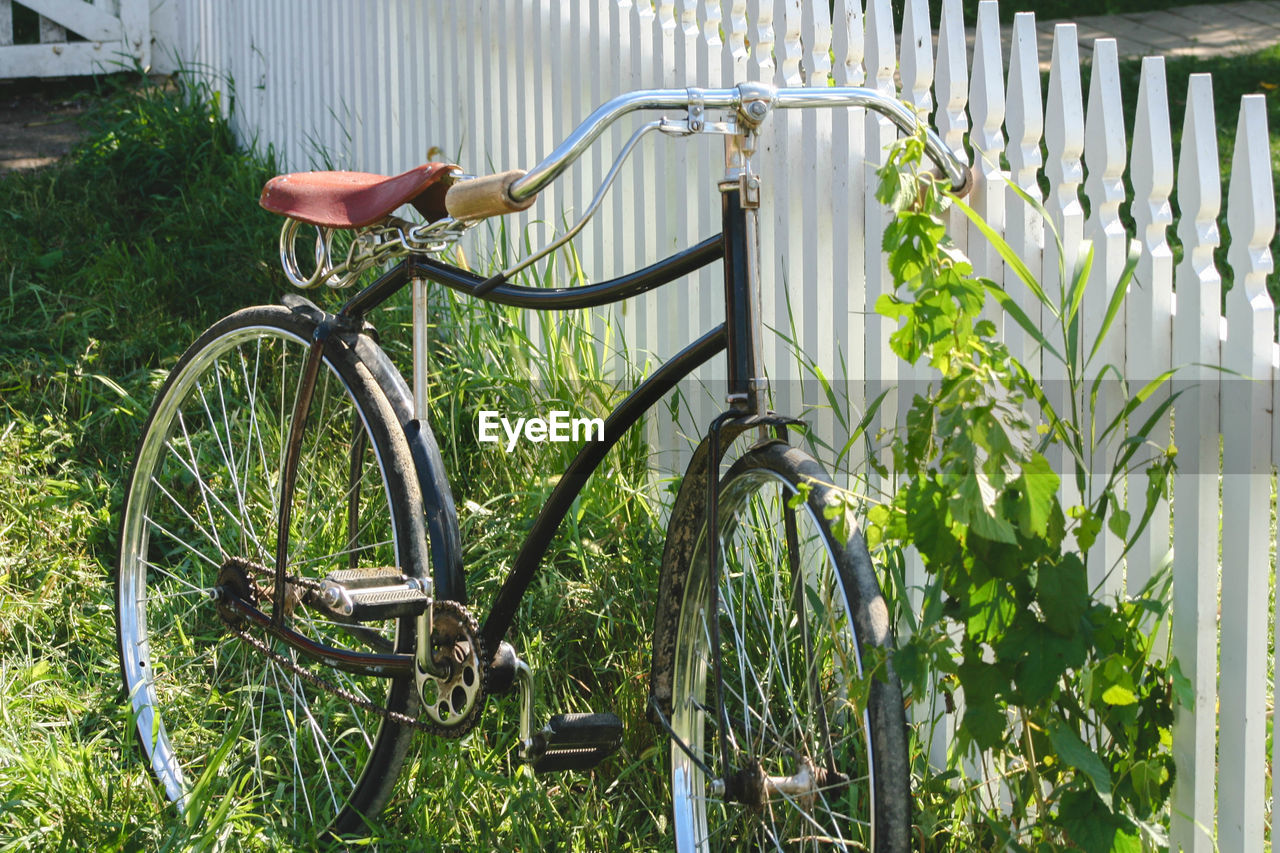 MAN CYCLING ON BICYCLE WHEEL