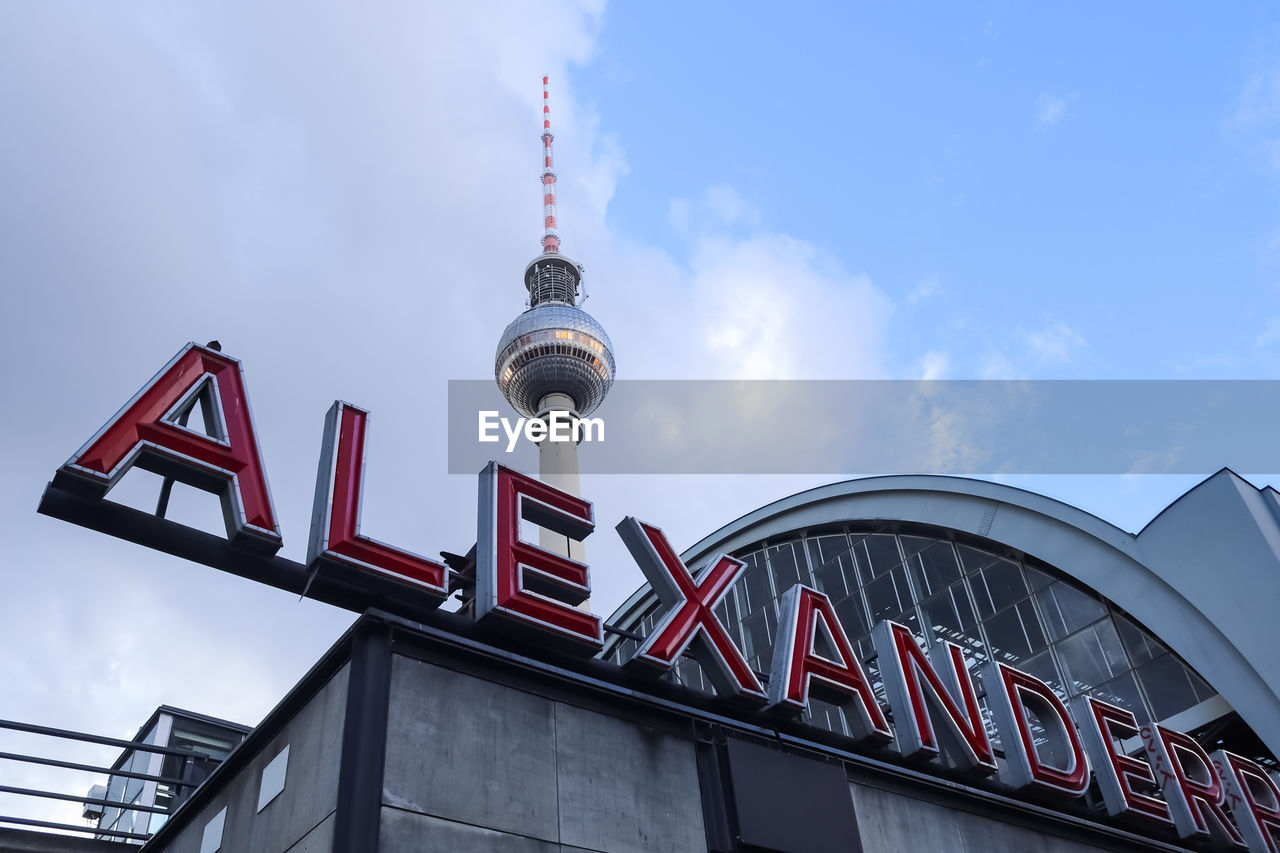Berlin, germany - 03. october 2022  view of the famous alexanderplatz in berlin mitte