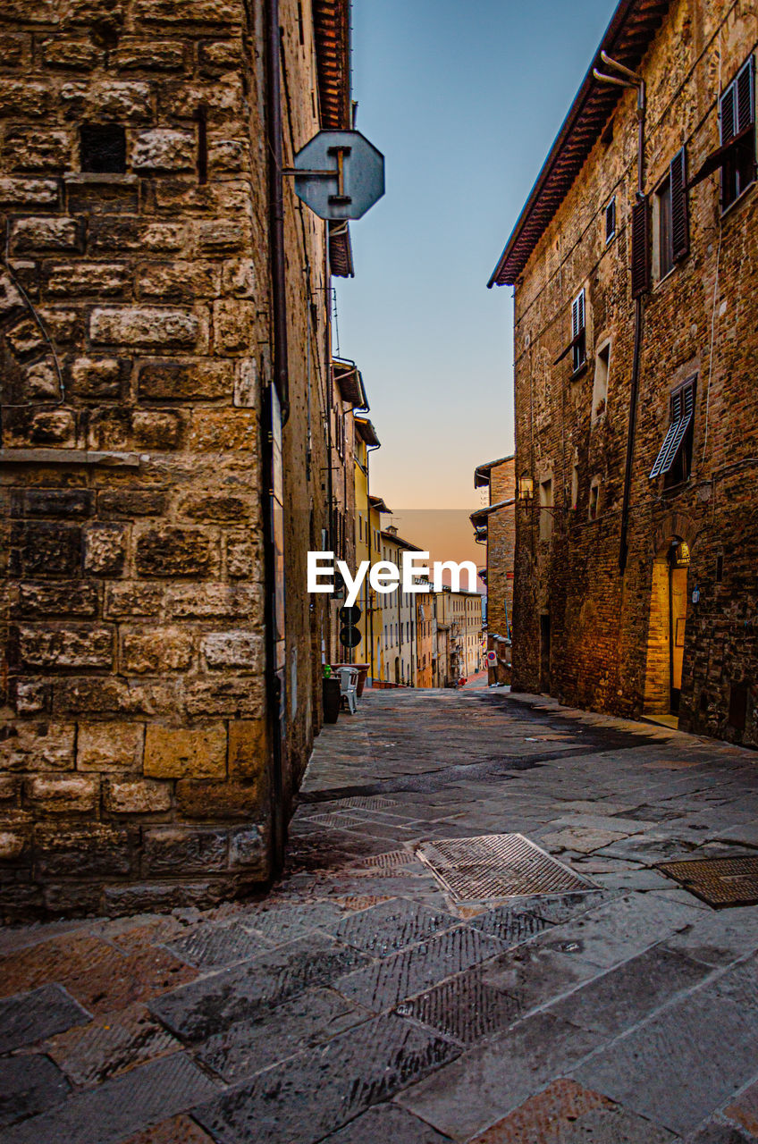 Sunset from a glimpse of san gimignano