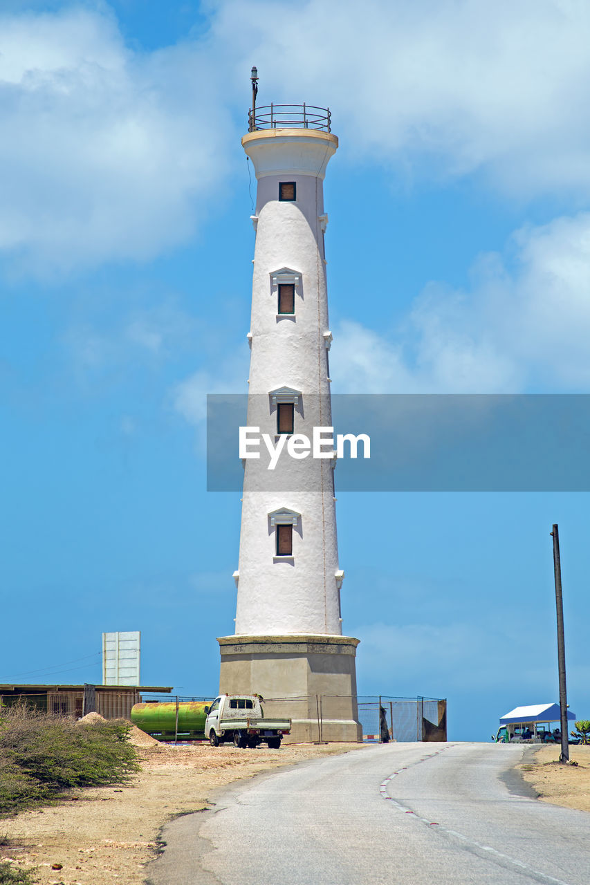 California lighthouse at aruba island