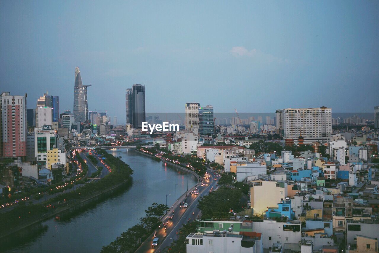 Cityscape against sky