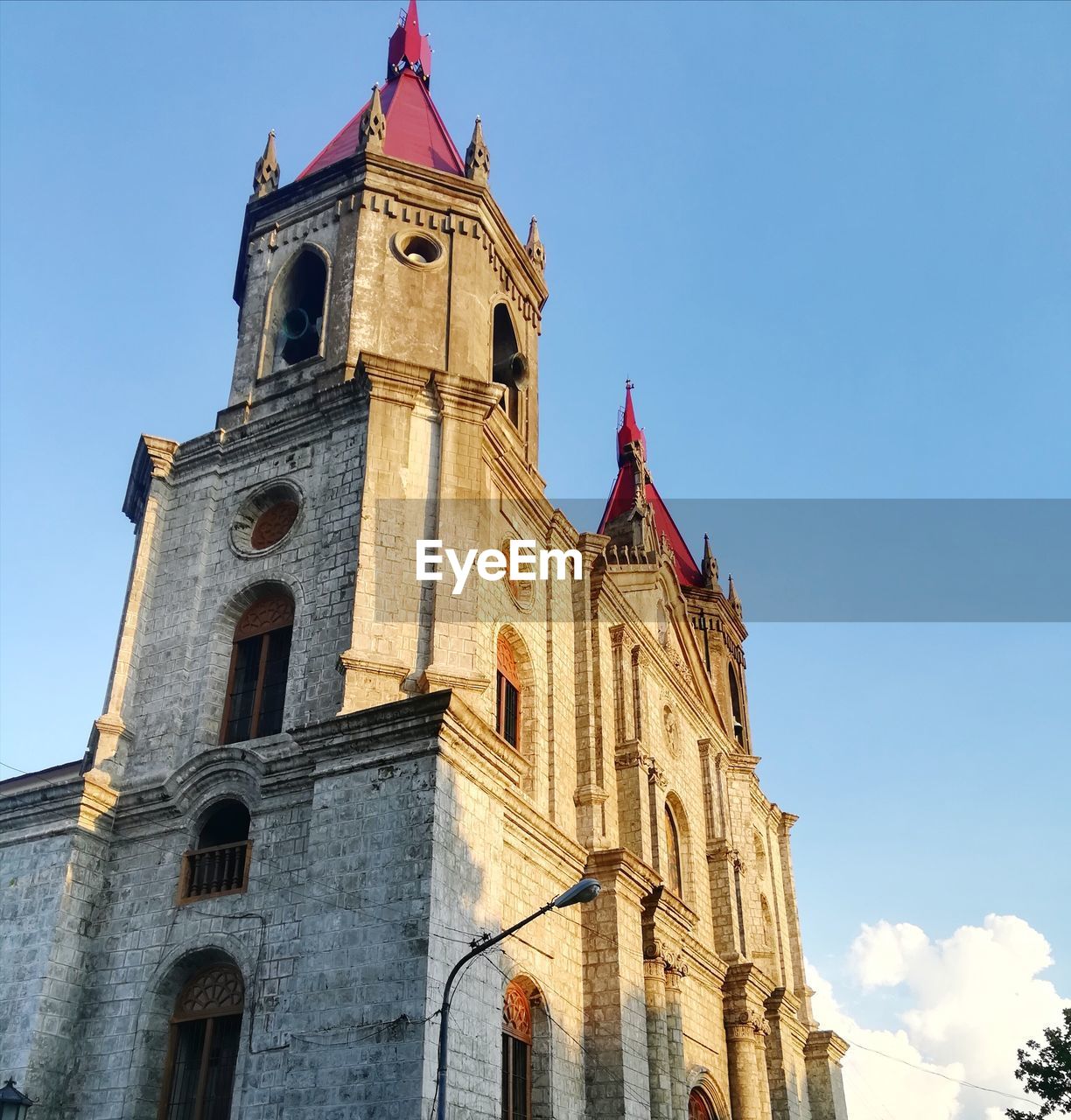 LOW ANGLE VIEW OF A CHURCH