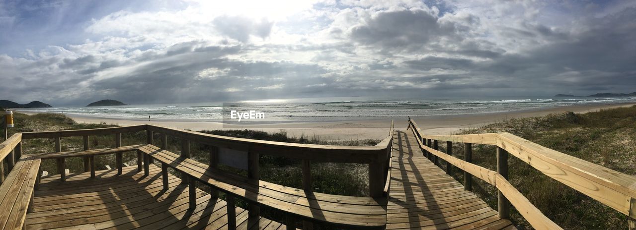 Scenic view of beach