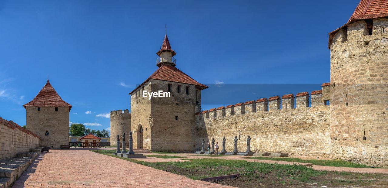 Fortress walls and towers of the tighina fortress in bender, transnistria or moldova, 
