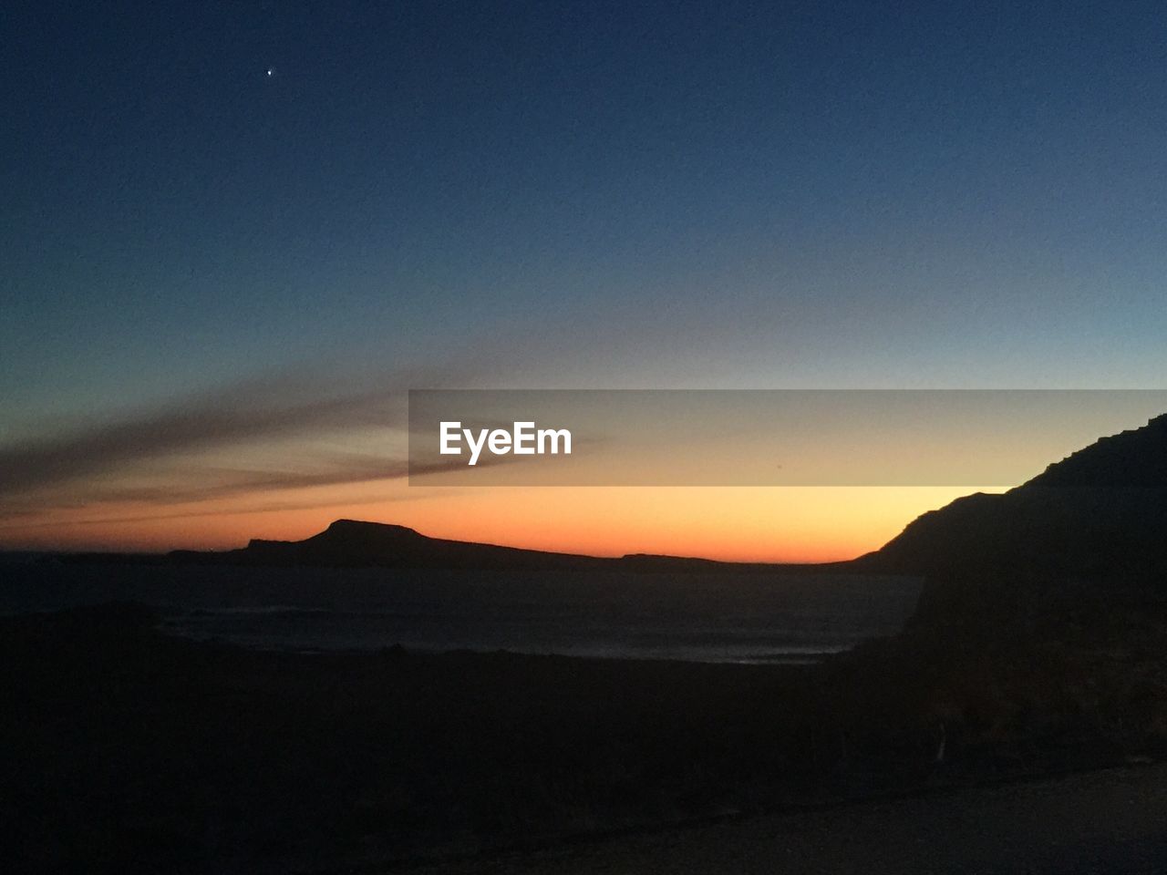 SILHOUETTE MOUNTAINS AGAINST SKY DURING SUNSET