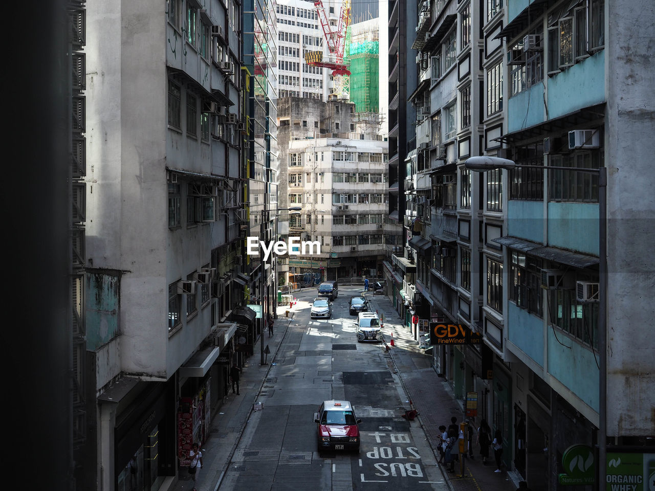 Street amidst buildings in city