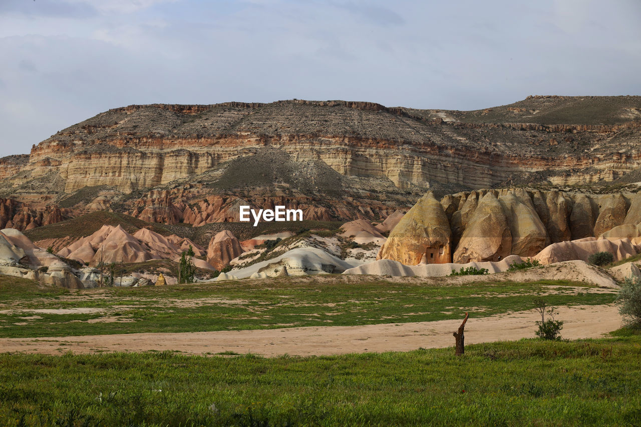 scenic view of rock formations