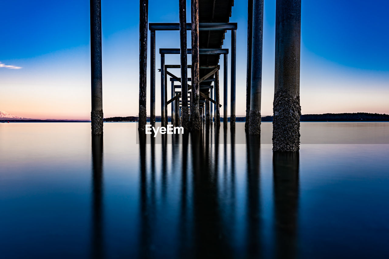 SCENIC VIEW OF SEA AGAINST BLUE SKY