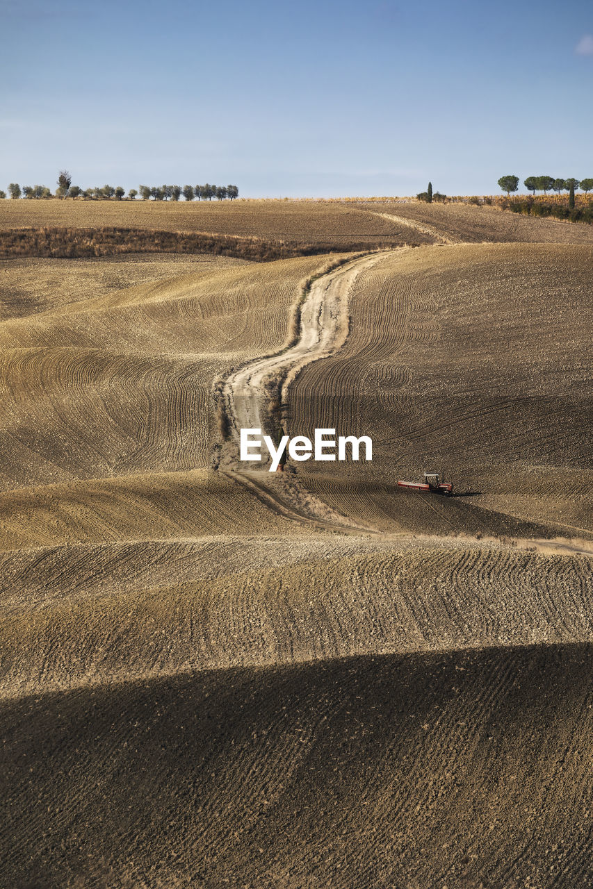 Orcia valley, siena province, tuscany district, italy, europe