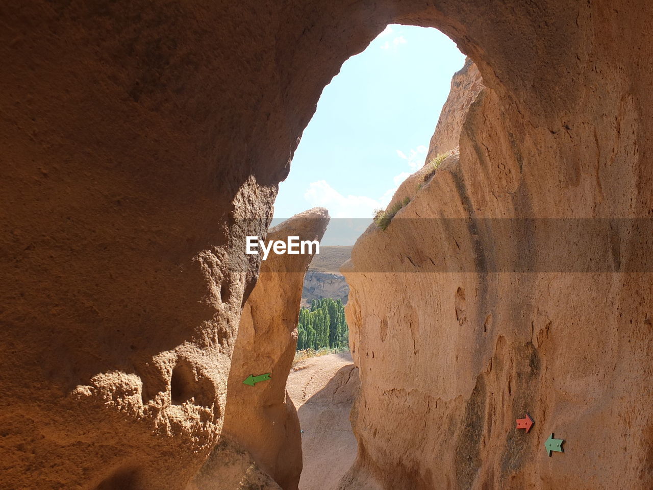 VIEW OF ROCK FORMATION ON LAND