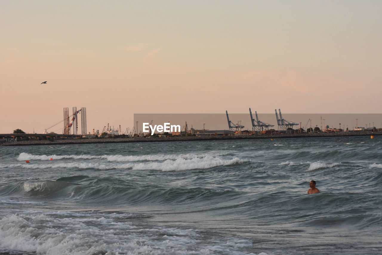 VIEW OF SEA AGAINST SKY